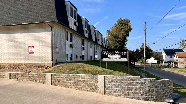 Wood Street - property exterior and sign